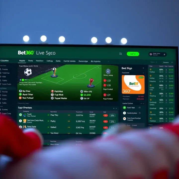 Bet9ja 360 Live Sports Updates Interface Dashboard showing live sports updates and betting options on Bet9ja 360 platform