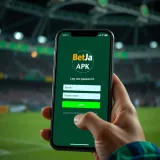 Secure login screen of Bet9ja APK app showing password entry