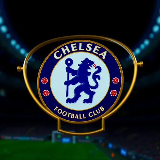 Bet9ja logo intertwined with Chelsea Football Club emblem symbolizing partnership