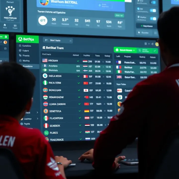Bet9ja football betting interface showing various betting markets