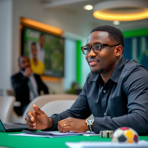 Founder strategizing the growth of a leading sports betting platform in Nigeria