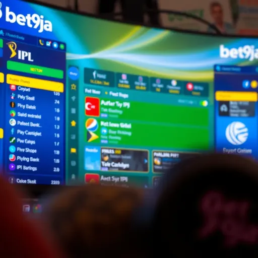 Bet9ja website interface showing IPL match betting options