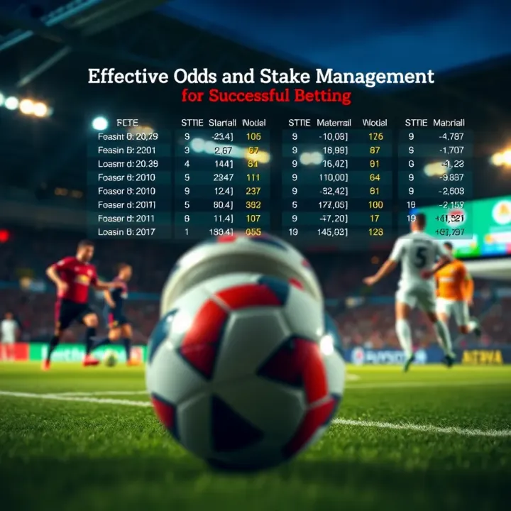 Graphical representation of betting odds and stake management strategies for sports betting