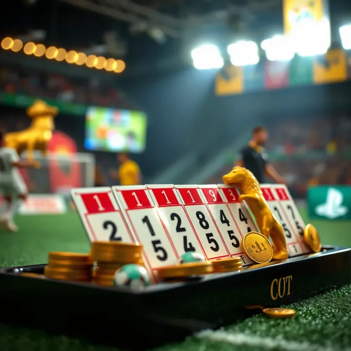 Illustration showing strategic selection of winning combinations in sports betting