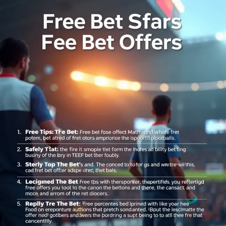 An infographic highlighting key tips and important terms in utilizing free bet offers effectively and safely
