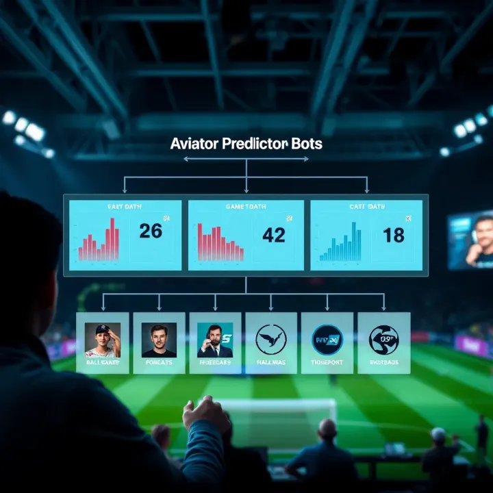 Diagram showing how the Aviator predictor bot analyzes game data to forecast outcomes